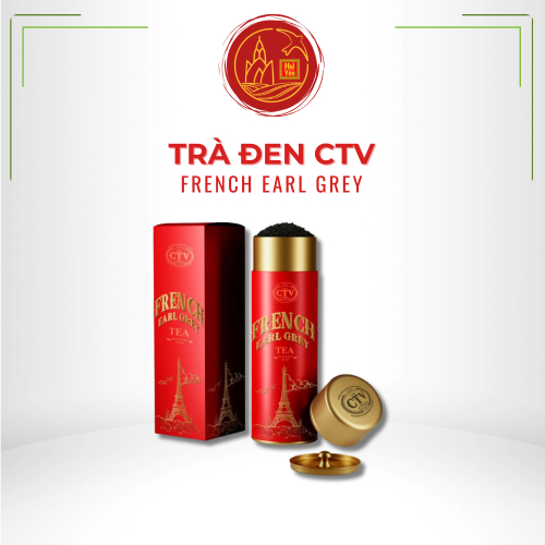 Trà Đen CTV French Earl Grey Hộp Thiếc 70g